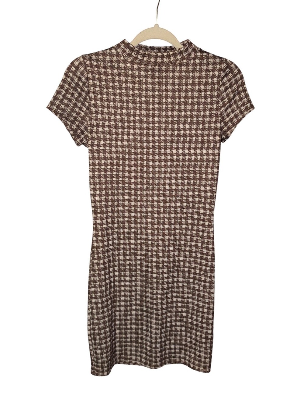 LISA SAYS GAH Cocoa Plaid Tai Dress - Picture 4 of 6